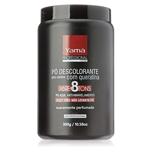 Pó Descolorante Professional, Color Queratina, Yama, Preto