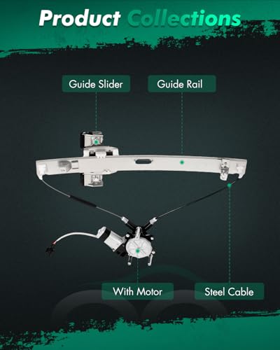 Image of SCITOO Power Window Regulator with Motor for Ram for Dakota