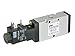 Parker Hannifin P2LBZ692EENDBB53 Series Viking Lite Anodized Aluminum Valve, 5/3 3-Position, APB, 1/4" NPT (P2LB) Main Port Thread, Double Solenoid Operated Valve, 14 Degree F to 122 Degree F, Pilot Exhaust Vented, Flush - Non-Locking Overrides, 22 mm Male Rectangular 3-Pin ? Type B Industrial Enclosure, 120 VAC, 1/4"