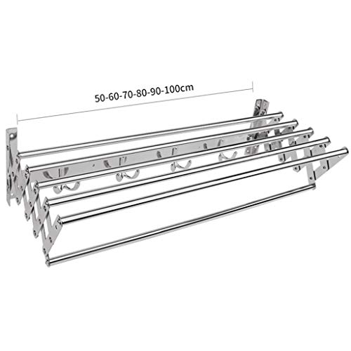 Rack de serviette auto-adhésif sans perçage et étagère de séchage pliable LWX
