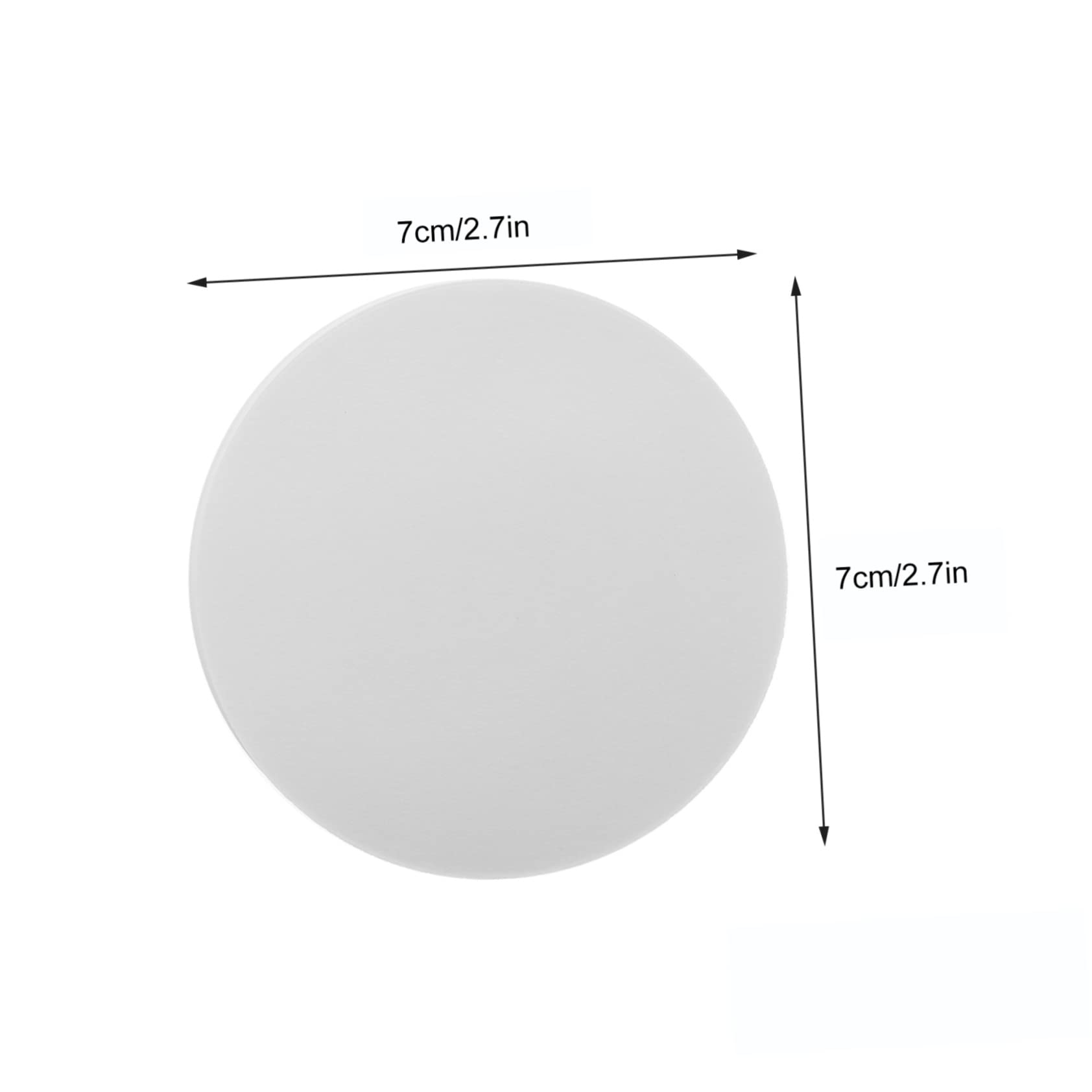 Homoyoyo 200pcs Qualitative Filter Paper Medium Speeds Grade 7cm Discs Labs Supplies