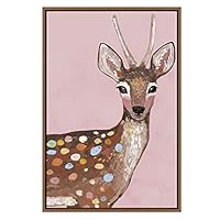 SIGNWIN Framed Canvas Wall Art Animal Painting Canvas Prints Home Artwork Decoration for Living Room,Bedroom - 16