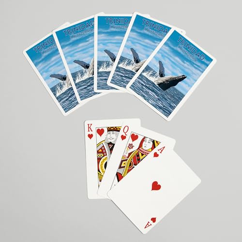 Lantern Press Baraja de Poker 52 Cartas Humpback Whale miniatura 7