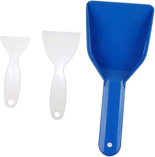Toddmomy 3 unids refrigerador deshielo pala nevera raspador versátil pala de hielo refrigerador pala hielo harina cuchara plástico herramientas para