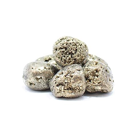 Pachamama Essentials Tumbled Pyrite from Peru - Fools Gold - Healing Stone - Reiki (1) Cover