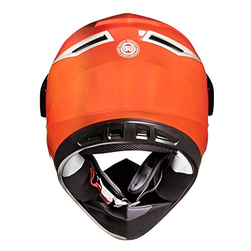 Image of Royal Enfield Explorer Full Face Helmet with clear Visor Red, Size: M( 57-58cm)