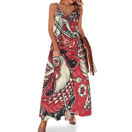 Robe longue femme été sans manches robe maxi de plage et voyages