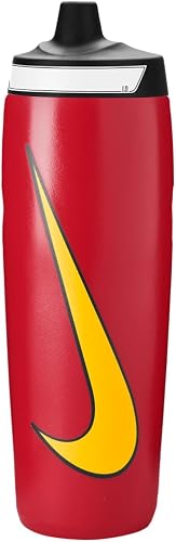 "NIKE HY9006-670 Riful Bottle, 23.7 fl oz (700 ml), University Red/Black/Amarill