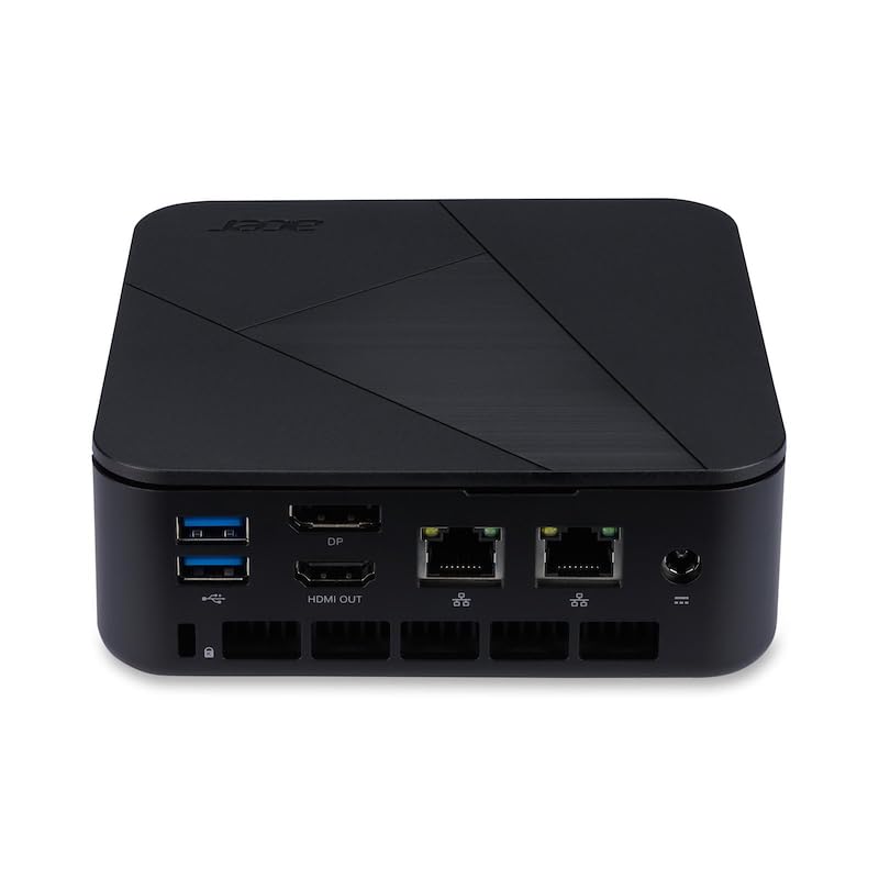 Acer Veriton Mini PC Intel i5-1334U (fino a 4.6GHz), 8GB RAM DDR4, SSD 512GB PCIe, Windows 11 Pro, WiFi 6, Dual LAN, HDMI DisplayPort USB-C, Desktop Compatto NUC