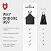 NoCry Woodworking Apron for Men — Reinforced Pockets with Metal Rivets, Magnetic Holder & Leather Tool Loops — Shop Aprons for Men with Cross-Back Straps, Non-Slip Shoulder Pads & Quick-Release Buckle