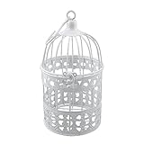 Dieser wunderschöne Nostalgie Deko Vogelkäfig sorgt für eine romantische Stimmung. Je nach Jahreszeit kann er unterschiedlich dekoriert werden, So wird der Käfig sowohl stehend als auch hängend zu einem ganz besonderen Hingucker.