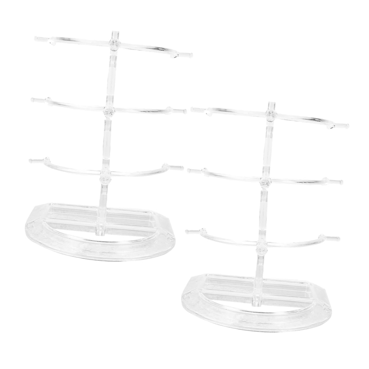 IMIKEYA 8 Stk Brillenständer Mehrschichtiger Brillenhalter brillen aufbewahren Brillenbox brillenablage Ständer für Brillenhalter Sonnenbrillen-Präsentationsständer p.s Transparent