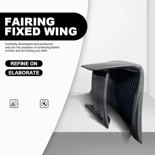 Carénages d'ailes fixes carbone GSX-R1000 pour optimiser l'appui