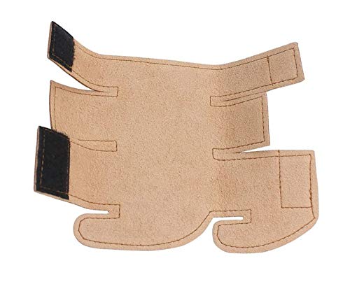 Liyafy Trumpet Leather Valve Guard Protects Instrument's Finish - Brown