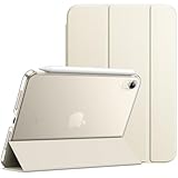 JETech iPad mini (A17 Pro 2024 モデル、第7世代) / mini 6 ケース (8.3インチ、2021モデル、第6世代)用 スリムスタンドハードバック ウェイクアップ/オートスリープ機能付き タブレットカバー (スターライト)