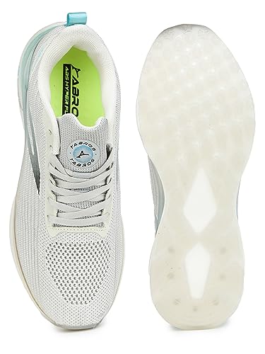 Image of ABROS Mens Edge ASSG1305 Sports Shoes Cream /Turquoise 6UK