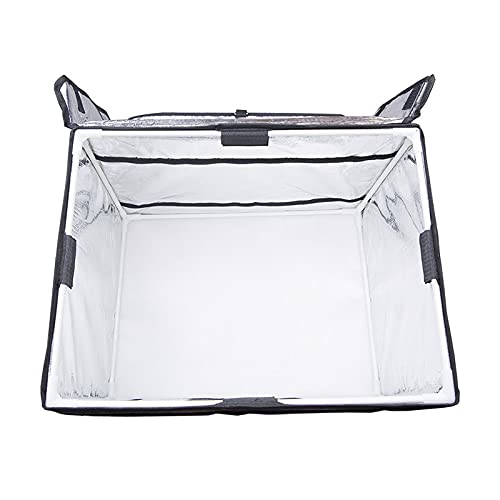 Borsa Termica Pizza,Borsa per La Consegna Serrature a Spalla 62L Cabina di refrigerazione isolata Cabina da Takeout Impermeabile Cabina di Consegna del Contenitore di Consegna Alimentare