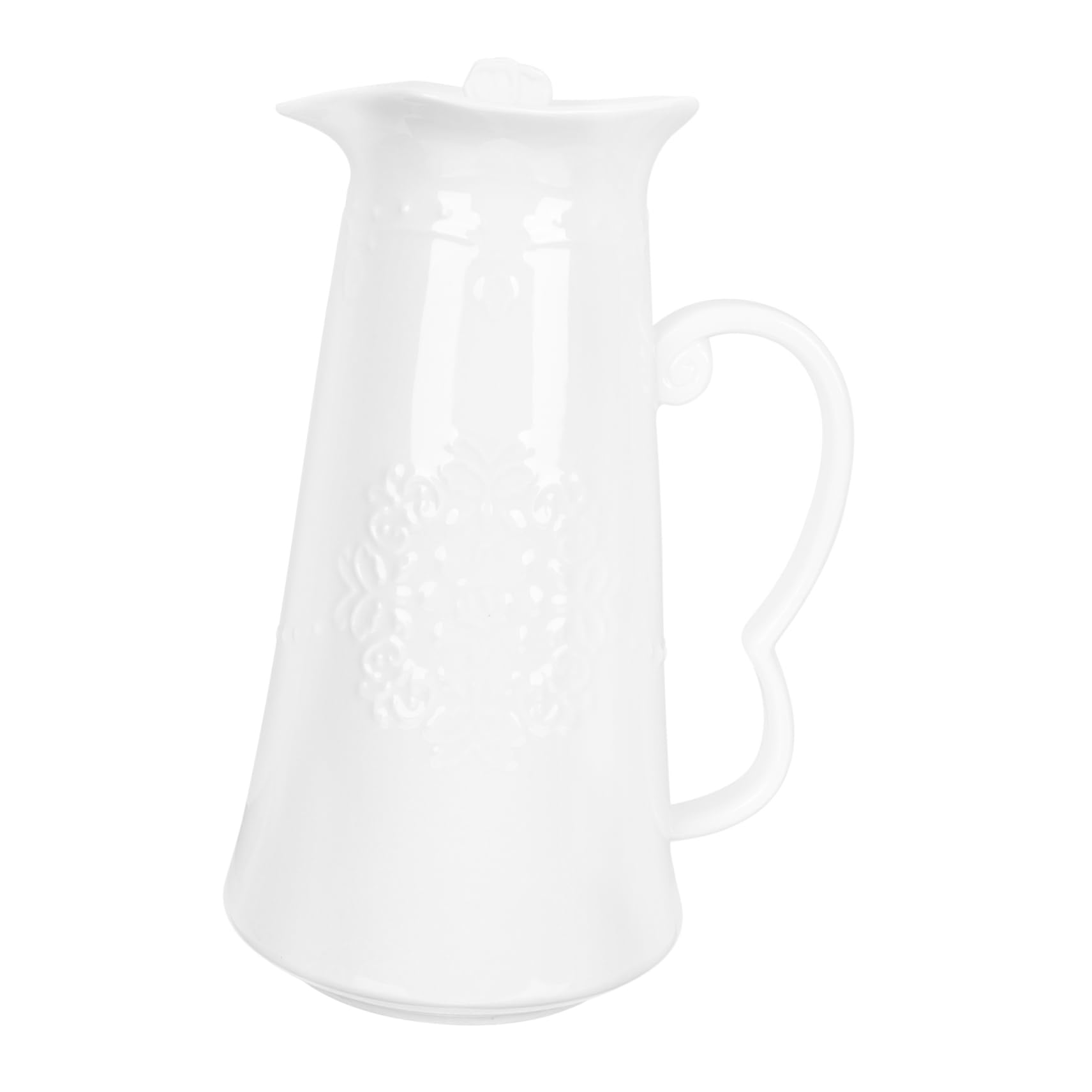 Jarra de Agua de Estilo Europeo 1300ml de Cerámica en Color Claro