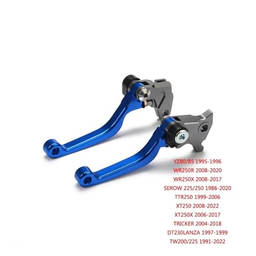 Palanca de freno y embrague para moto Yamaha YZ250 y YZF con protector de aluminio 3