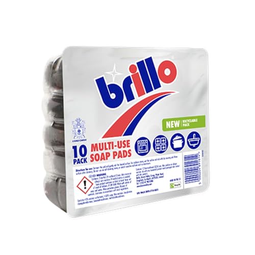 Brillo Multi-Use Soap Pads, 10 Pack
