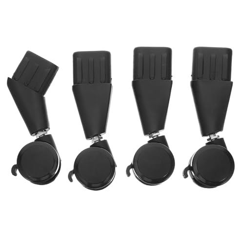 HAPINARY 4pezzi Ruote Per Sedie Scrivania Silenziose Rotelle Ricambio Per Sedie Computer Resistenti Adatte Pavimenti Tappeti e Mobili Ufficio