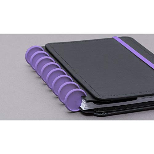 Discos Para Caderno Inteligente, CI312018, Grande, 31 mm, Roxo dos Pampas, Com 12 Unidades