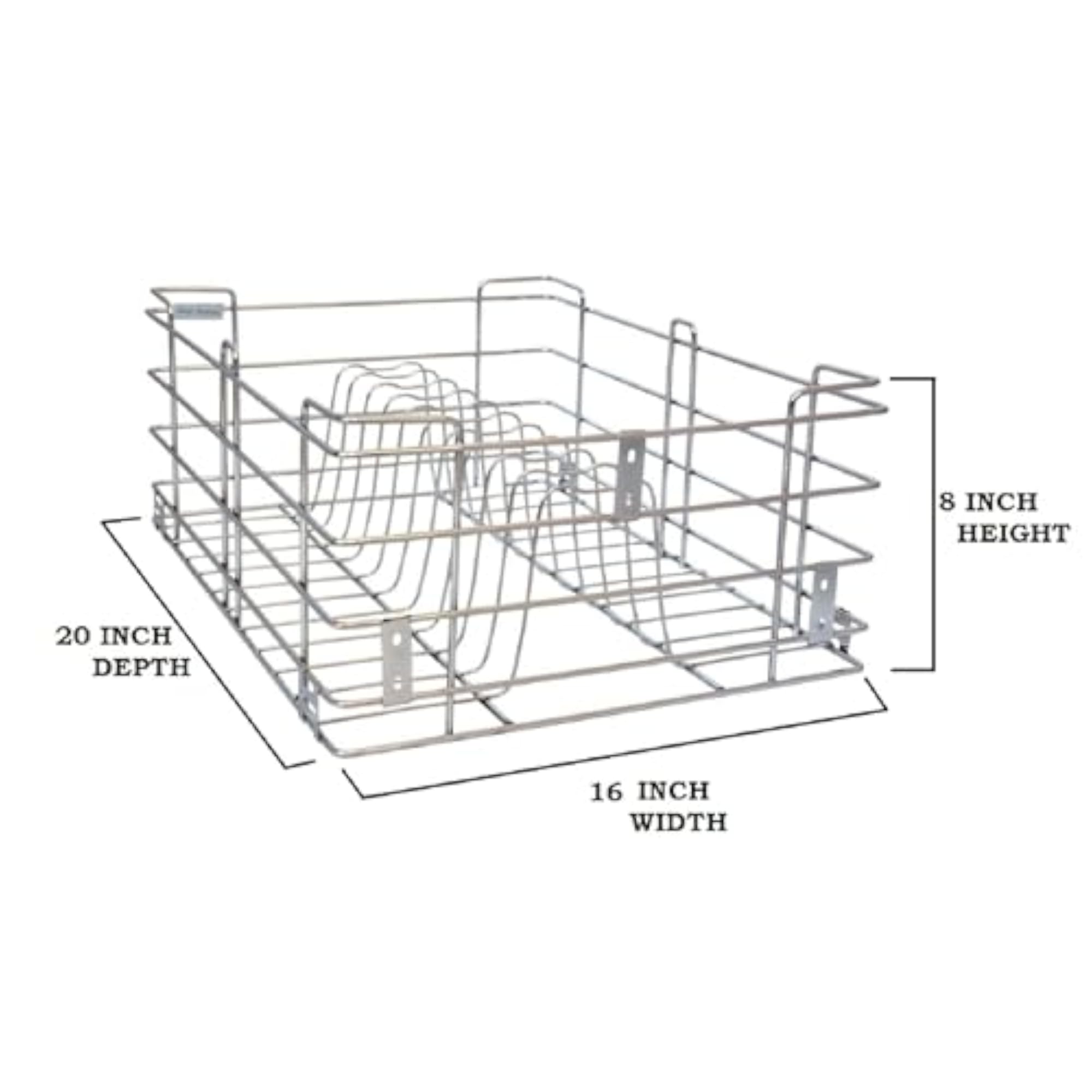 202 Stainless Steel Modular Kitchen Rectangular Set