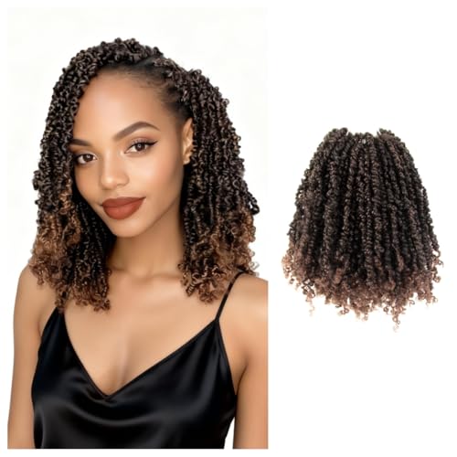 Cisinpo Yanky Twist Crochet Hair 10 Inch 10 Packs Pre-Twisted