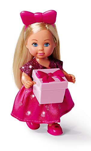 Muñeca Evi Love Surprise en vestido brillante y lazo miniatura 1