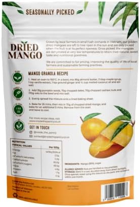 Dried Mango - Premium Quality - 400G - Big Slices - Sweet and Juicy - No Preservatives
