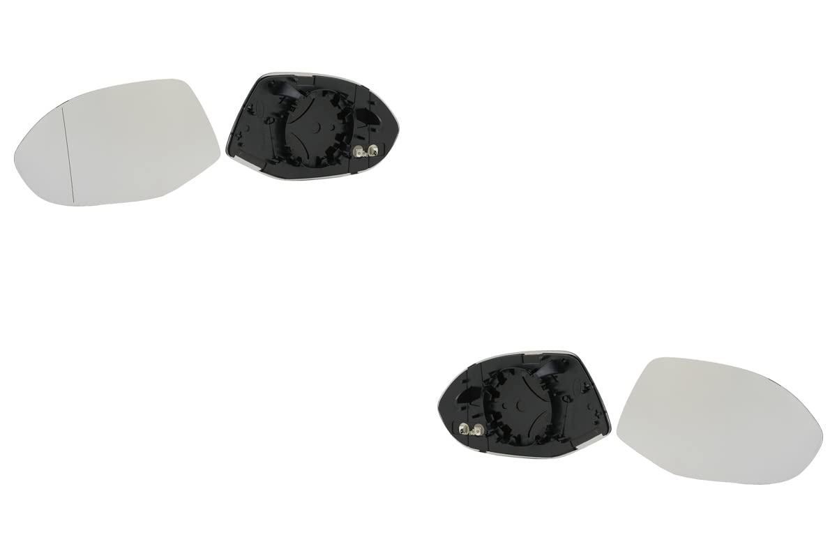 Johns, Espejo Retrovisor Coche Exterior, Apto para Audi A7 (4G) 0710 – Juego Izquierdo y Derecho