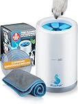 BluePet Pulisci Zampe Cane, Lava Zampe per Cani, Pulitore Zampe, Detergente Delicato Zampa, Lavazampe, Dog Paw Cleaner, Pulizia Efficace, Lavaggio Accurato, Pulire Zampe, Spazzola per Cani, Taglia S