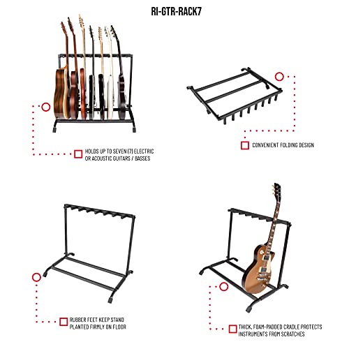 Gator Frameworks – RI-GTR-RACK7 – Rack pour 7 guitares - Les Beatles, Paul McCartney, John Lennon, RIngo Starr, George Harrison Gator Frameworks - RI-GTR-RACK7 - Rack pour 7 guitares – Image 4