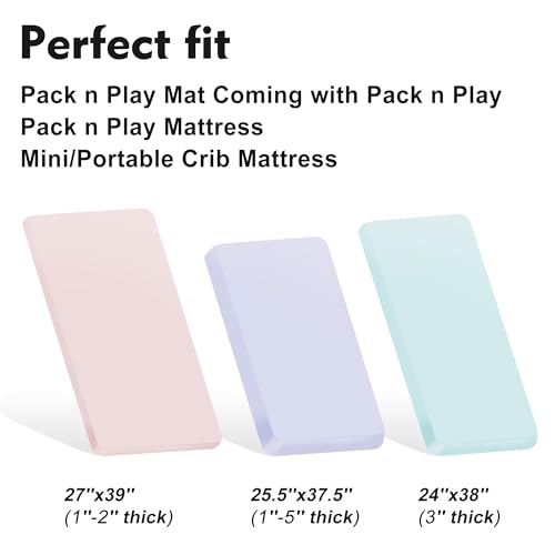 Image of Pro Goleem Muslin Pack n Play Sheets for Boys and Girls, Soft Breathable Cotton Fitted Mini Crib Sheets, Neutral Baby Sheets for Playard Mattress, 1 Pack (Black)