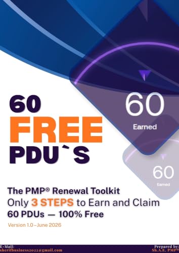 60 Free PDUs for PMP® Renewal: Easy 3-Step Guide (English Edition)