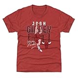 500 LEVEL Josh Giddey Chicago Bulls Youth Shirt - Josh Giddey Chicago Bulls Shattered WHT (Tri Red, 14-16Y X-Large)