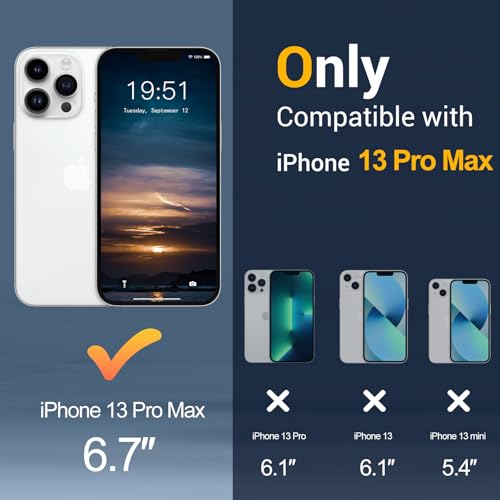 image for Temdan for iPhone 13 Pro Max Case [Compatible with MagSafe] [Military-