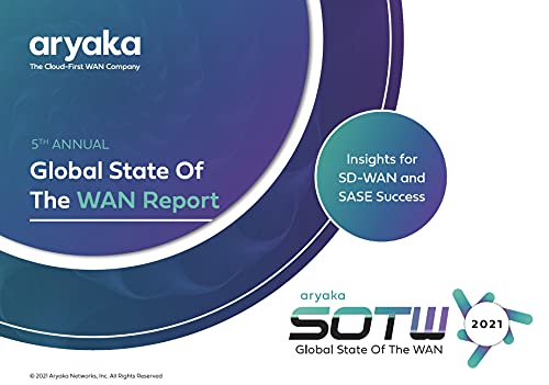 Aryaka 5Th Annual Global State Of The Wan Report: Insights For Sd-Wan And Sase Success cover