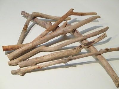 Amazon 流木 自然木 雑貨販売 遊技 流木の枝 曲 7本組 置物 オブジェ オンライン通販