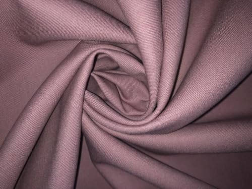 Tissu polyester et laine saumon 147cm pour confection de vestes chaudes