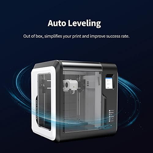 Flashforge Adventurer 3 Pro 3D Printer Leveling-Free with 2 Removable Nozzle(240&265), Glass Build Plate, Filament Detection, Built-in HD Camera, Support PLA/ABS/PETG/PLA-CF/PETG-CF