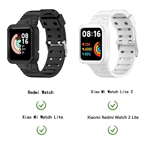 Keecuty Strap Compatible with Xiaomi Mi Watch 1/2 Lite, Redmi Watch 1/2 Lite - Image 3