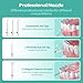 OasiSmile New Water Flosser for Teeth Cleaning, 260ML Portable Cordless Oral Irrigator with DIY Strength, 4 Cleaning Modes, IPX7 Waterproof Rechargeable Water Dental Pick Flosser for Home, Travel