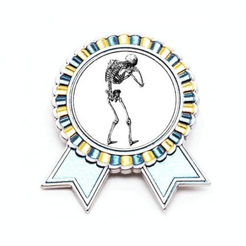 Pin's squelette humain à offrir comme médaille originale pour un proche