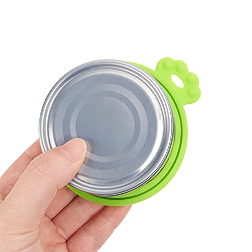 Petbonus Silicone Pet Can Lids, Dog Cat Food Can Cover, Universal Size Can Tops, 1 Fit 3 Standard Size Food Cans, Bpa Free Dishwasher Safe #TOP4