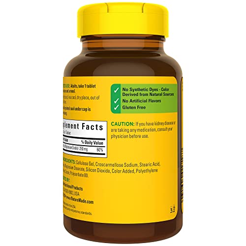 Nature Made Magnesium Oxide 250 Mg, Dietary Supplement For Muscle, Heart, Bone And Nerve Health Support, 200 Tablets, 200 Day Supply #TOP7