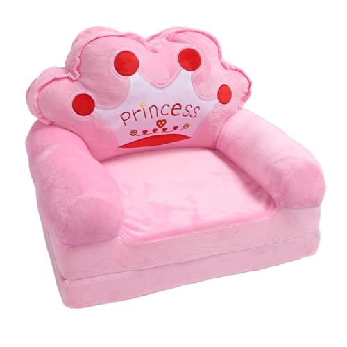 Silla para niños, bonito sofá plegable para niños, cómodo sofá para bebé, silla de descanso, sofá reclinable suave para niños, sofá convertible para siesta, jugar, dormir y leer (plegable por la