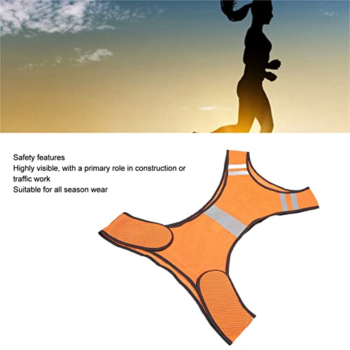 Colete Reflexivo de Segurança, Alta Visibilidade Ajustável Respirável Colete Iluminado Por LED, Para