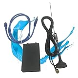 Récepteur tuner USB : utilisez un logiciel pour recevoir une électromagnétique de 100 khz à 1,7 ghz, large plage de réception.