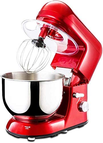 MOSHUO Handmixer Ständer Schneebesen Mixer Edelstahl Kippkopf 5L 6-Gang Multifunktions Home Küche Vollautomatisch Klein…